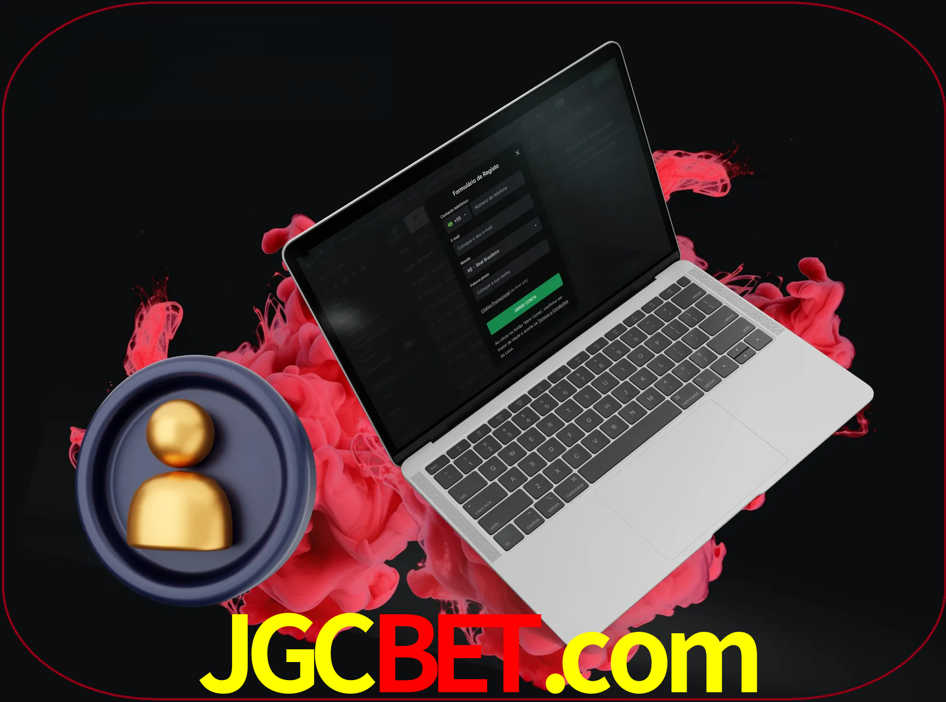 No cabeçalho do site jgcbet, clique no botão que o levará a um formulário especial onde terá de introduzir as suas informações actuais.
