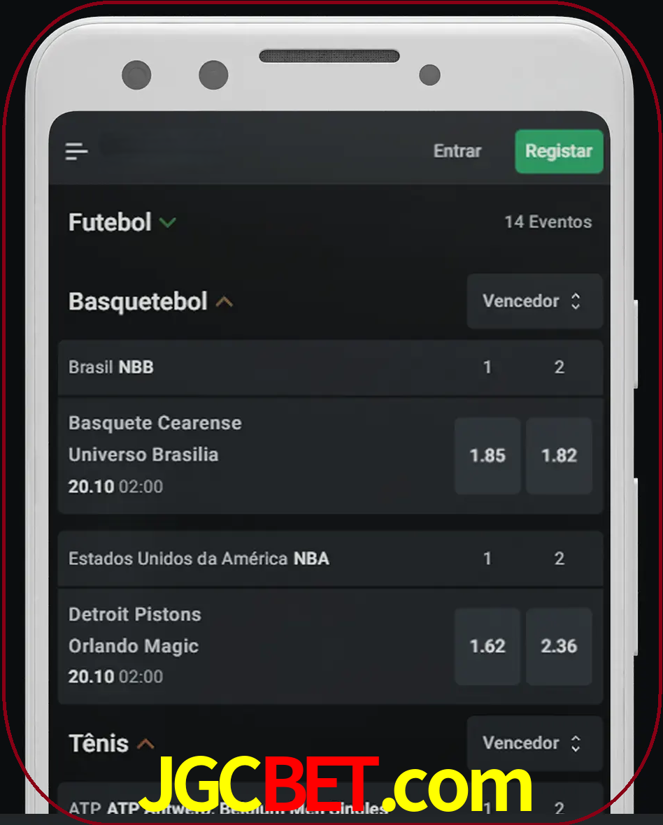 Aposte e assista aos esportes em formato ao vivo.